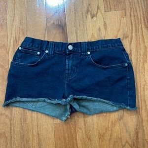 Venus Size 8 Blue Jeans Cut Off Shorts zip fly Pockets frayed hem